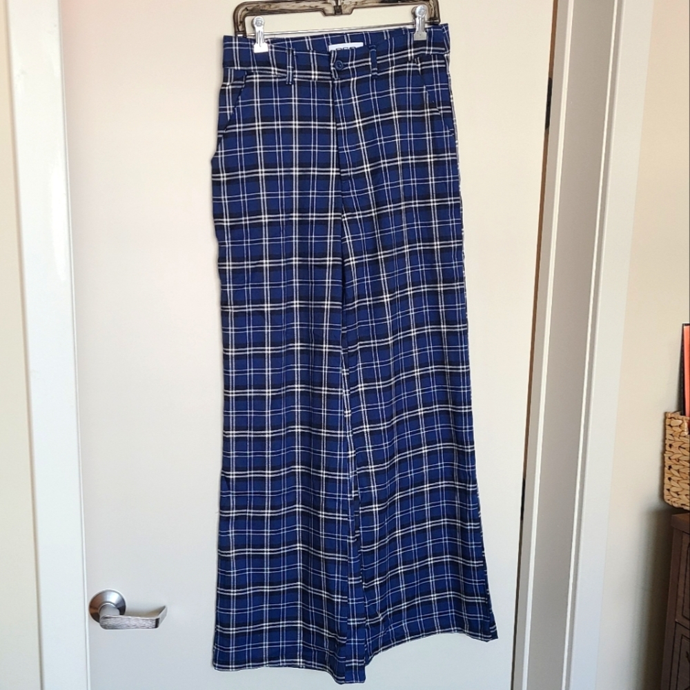 RSQ Tilly's Plaid High Waist Wide Leg Pant